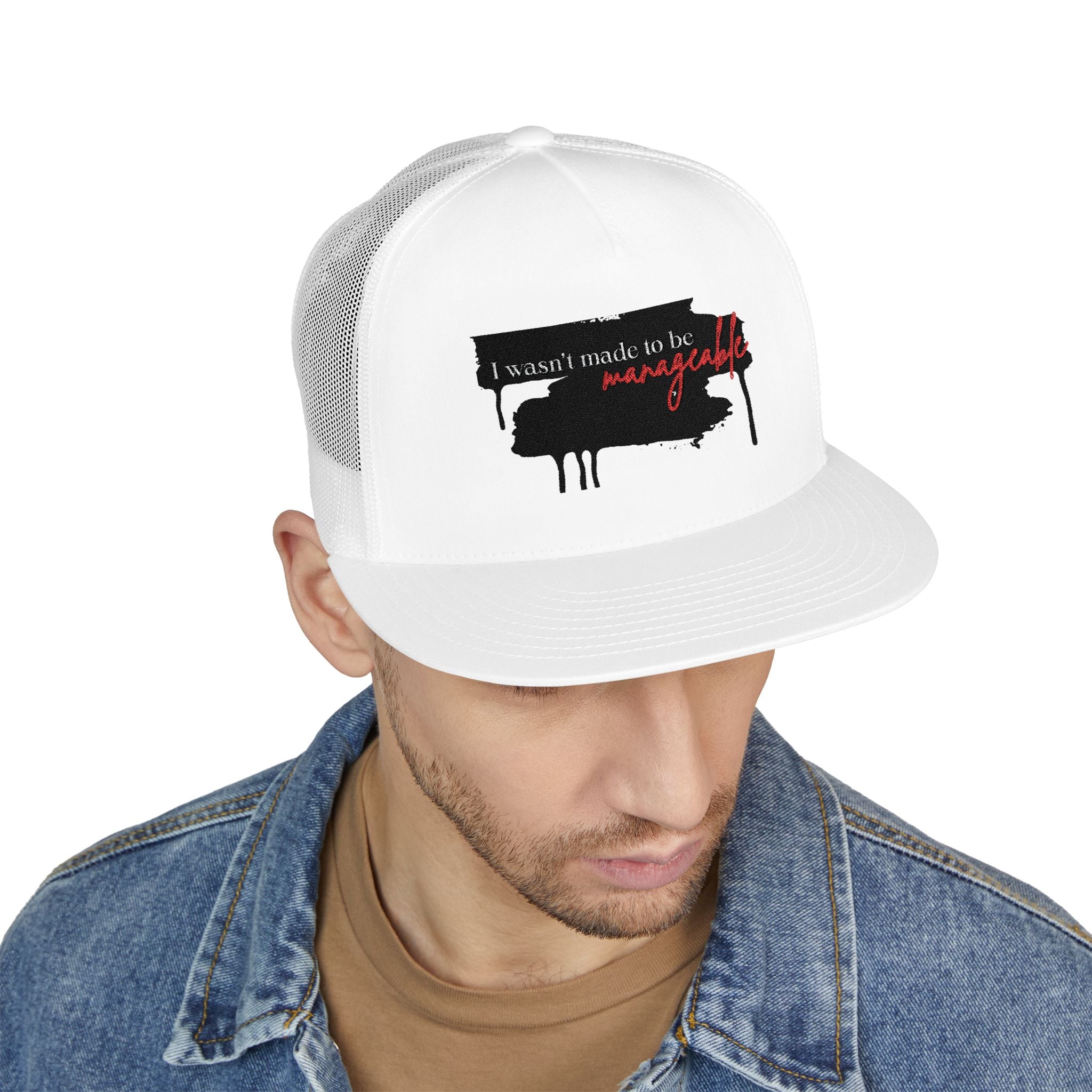 5 Panel Trucker Cap (Embroidery)