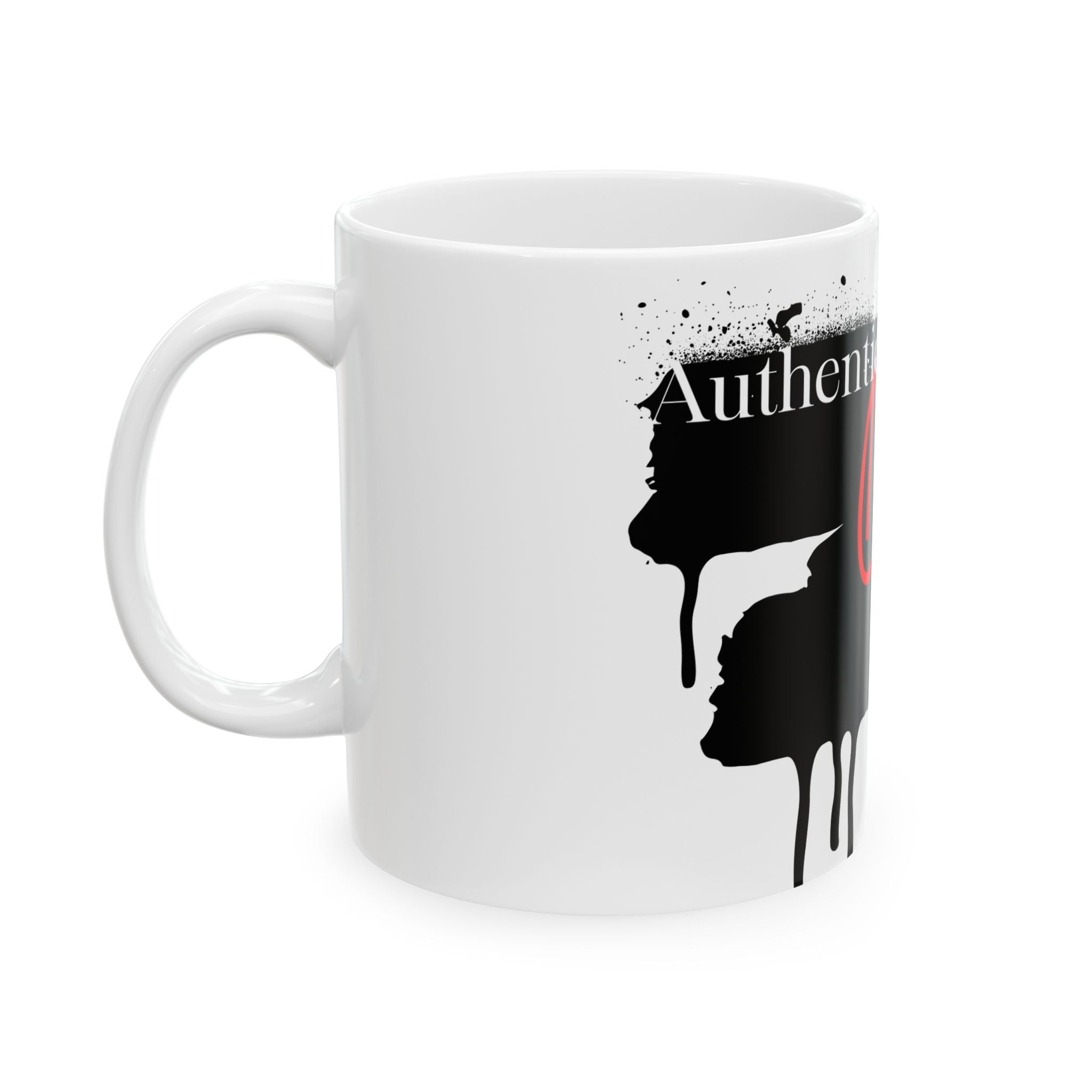 Authenticity Over Approval Ceramic Mug - Coffee Cup, Gift for Her, Inspirational, Artist's Mug, Unique Home Decor